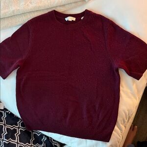 Men's Burgundy Sweater
